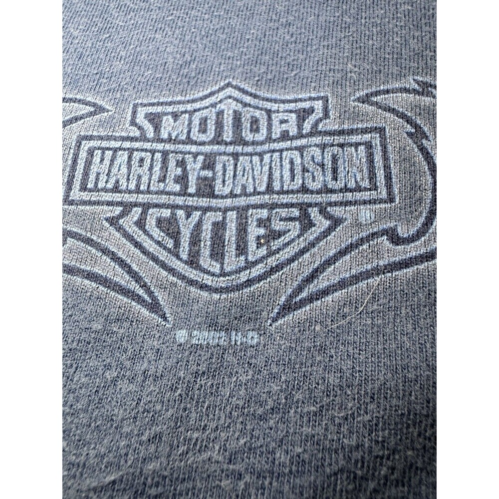 Mens Blue Sleeveless Harley Davidson T Shirt M Battlefield Gettysburg PA Biker